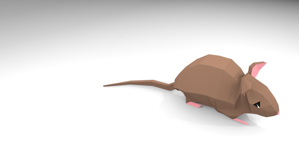 lowpoly mouse preview image 1